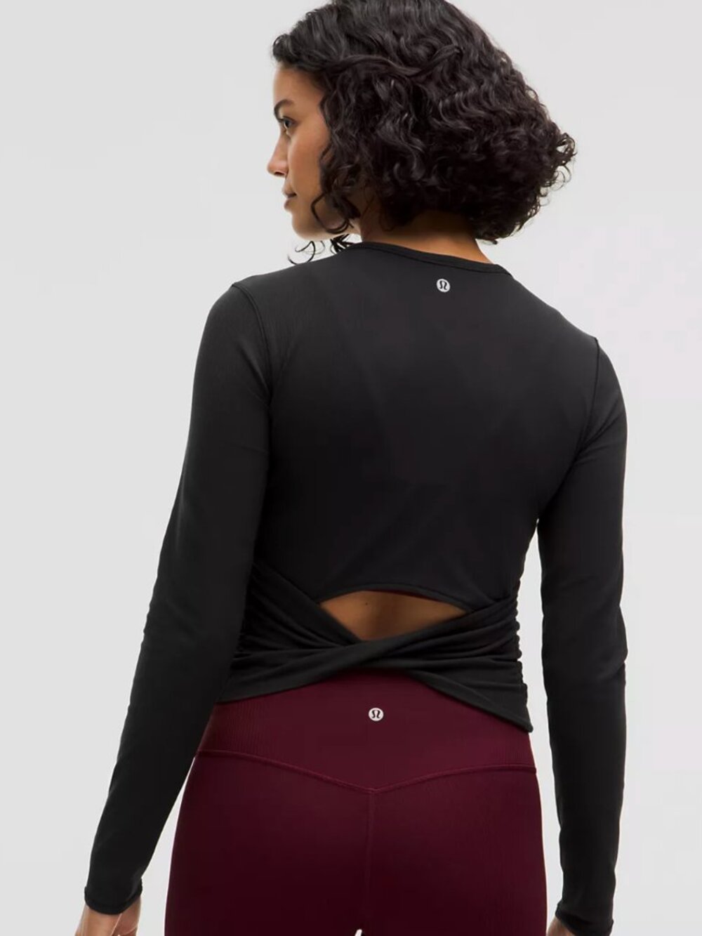 Lululemon All It Takes Back-Twist Ribbed Long Sleeve | Size 8